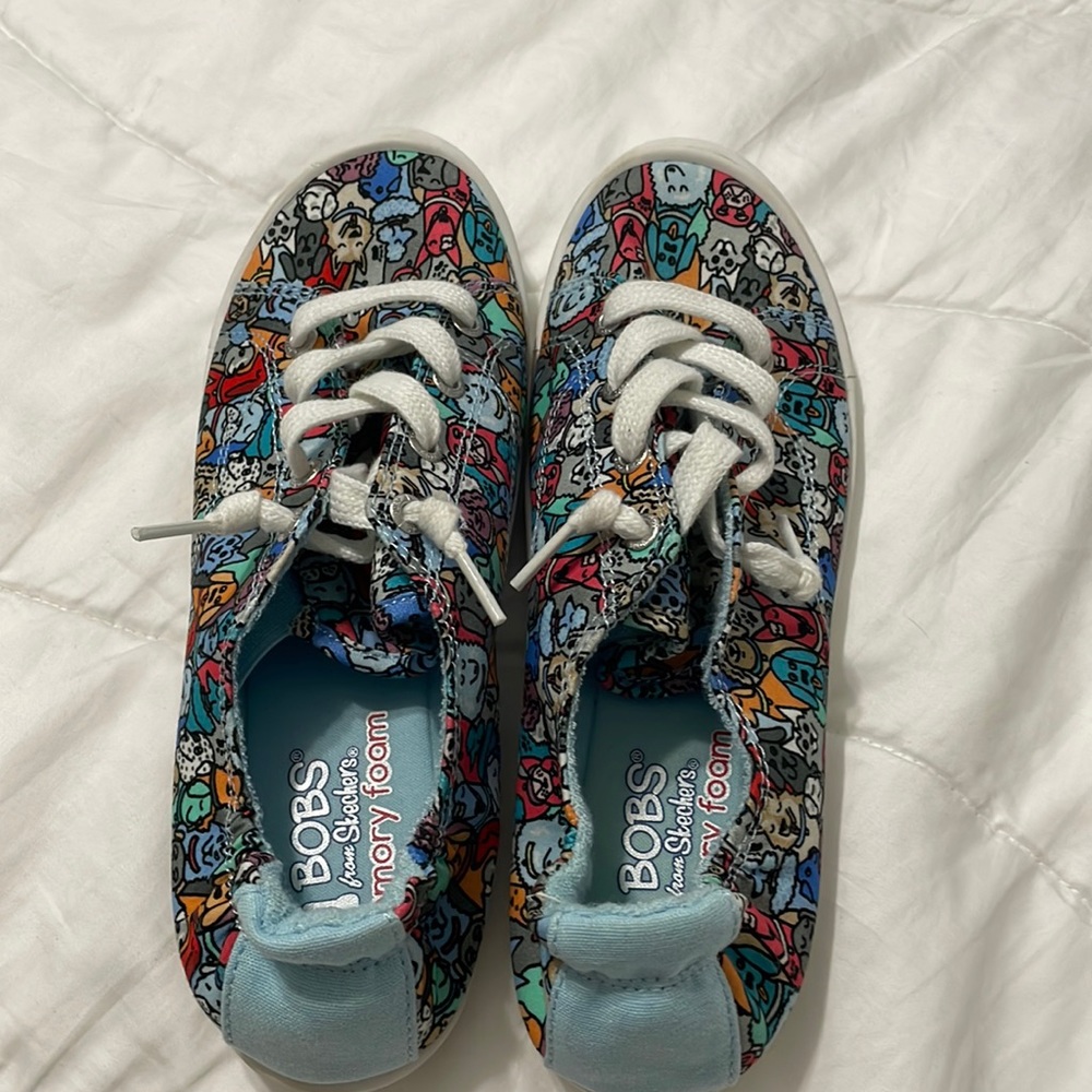 Sketchers (bobs memory foam) animal print
